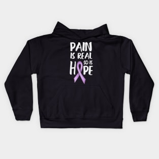 'Pain Is Real So Is Hope' PTSD Mental Health Shirt Kids Hoodie